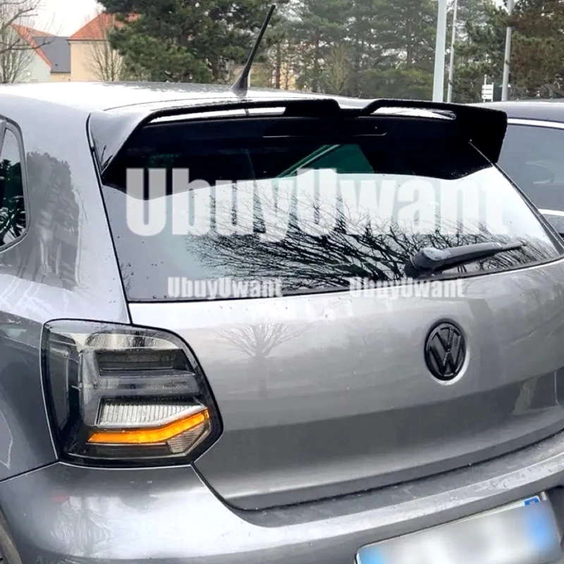Фото Спойлер на крышу в стиле Oettinger для VW Volkswagen Polo MK5 6R 6C 2011-2018, АБС-пластик, задний багажник, крыло, комплект кузова, аксессуары №1