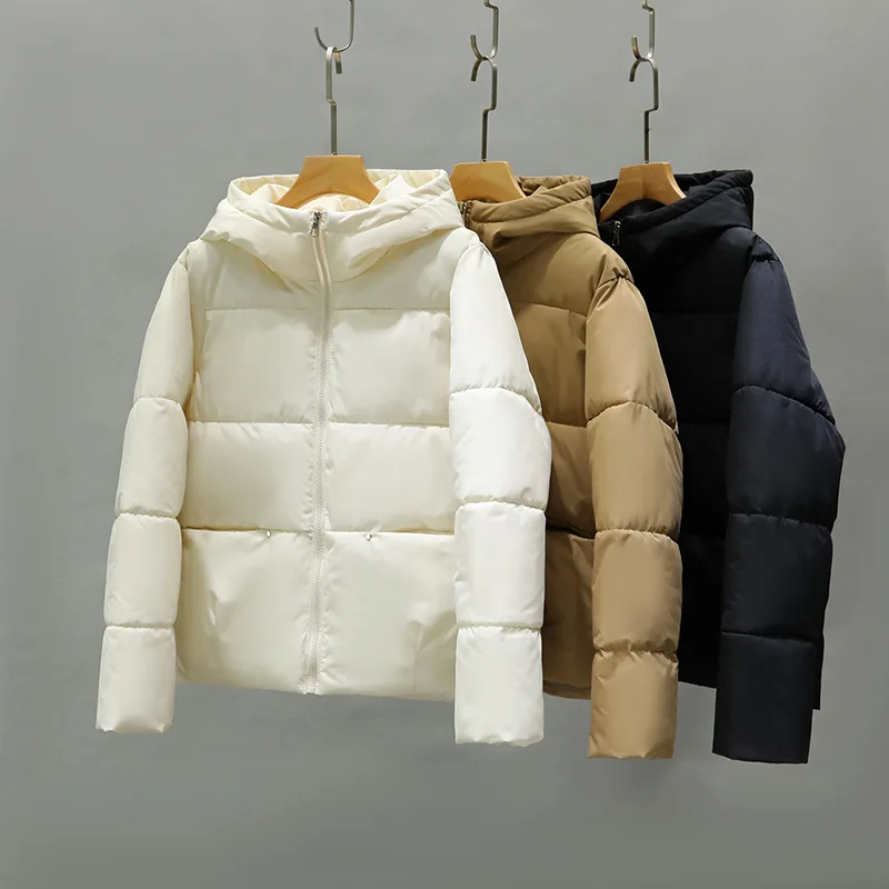 MEILLY DOLPHIN 2023 Autumn Winter Women Parkas Jacket Casual Zipper Thick Outwear Coats Female Winter Hooded Cotton Jacket Coat