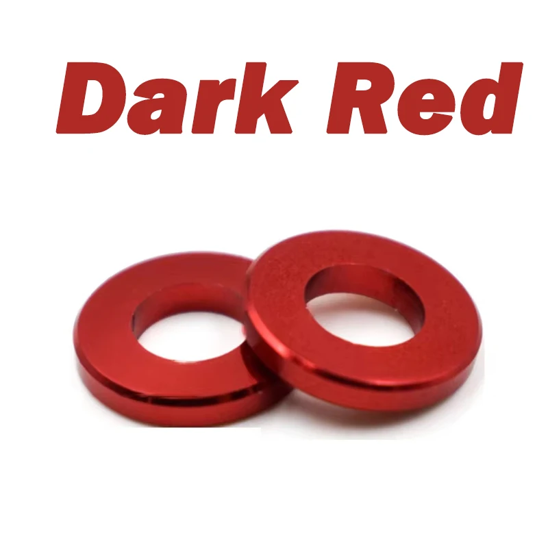 

Цветные алюминиевые шайбы M4/M5/M6/M8 1.5/2 мм