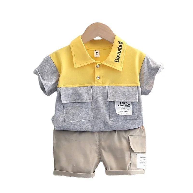 

New Summer Baby Boys Clothes Suit Children Girls Casual Cotton T-Shirt Shorts 2Pcs/Sets Toddler Fashion Costume Kids Tracksuits