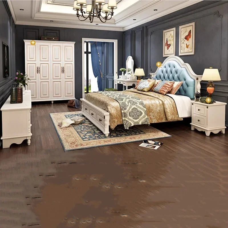 Современная мягкая кровать для спальни King полноразмерные изголовья детские