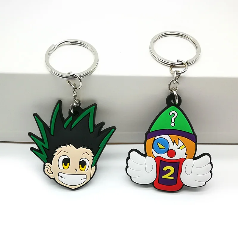 

20PCS PVC Key Chain Fashion Hot Movie Figure Key Holder Mini Mold Key Ring Fit Fans Souvenir Keys Accessories Small Ornaments