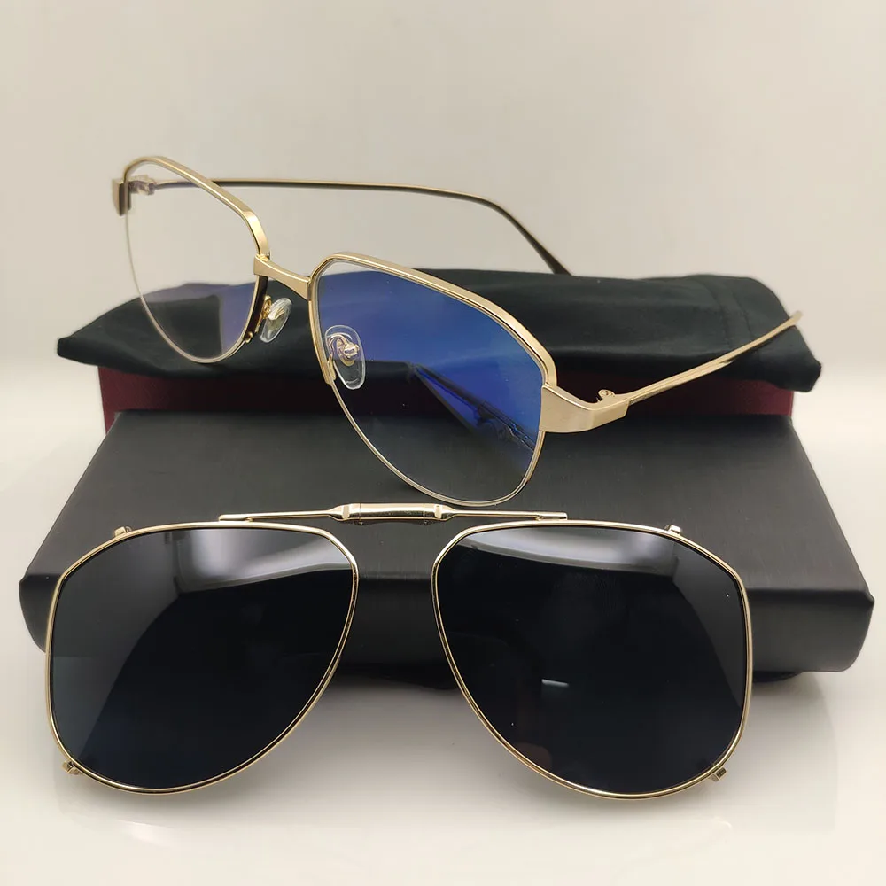 

Hot 2023 New Summer Retro Gold Removable Men Sunglasses For Women Brand Designer Ladies Trending Products For Sun Glasses UV400