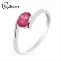 100 natural genuine ruby gemestone fashionable silver ring 925 solid sterling silver ruby wedding ring best gift for girl