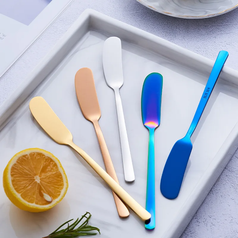 

Stainless Steel Butter Knife Cheese Dessert Cheese Spreaders Cream Knifes Utensil Cutlery Dessert Tools Western Breakfast Tool