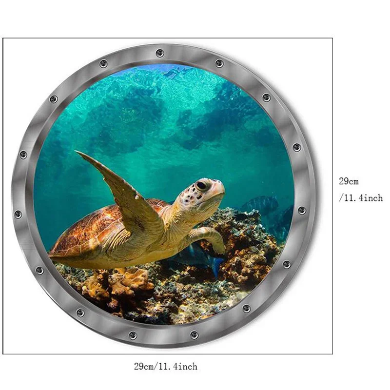 Цветные обои с морским миром морские черепахи уродливые рыбы дельфины рыба львы