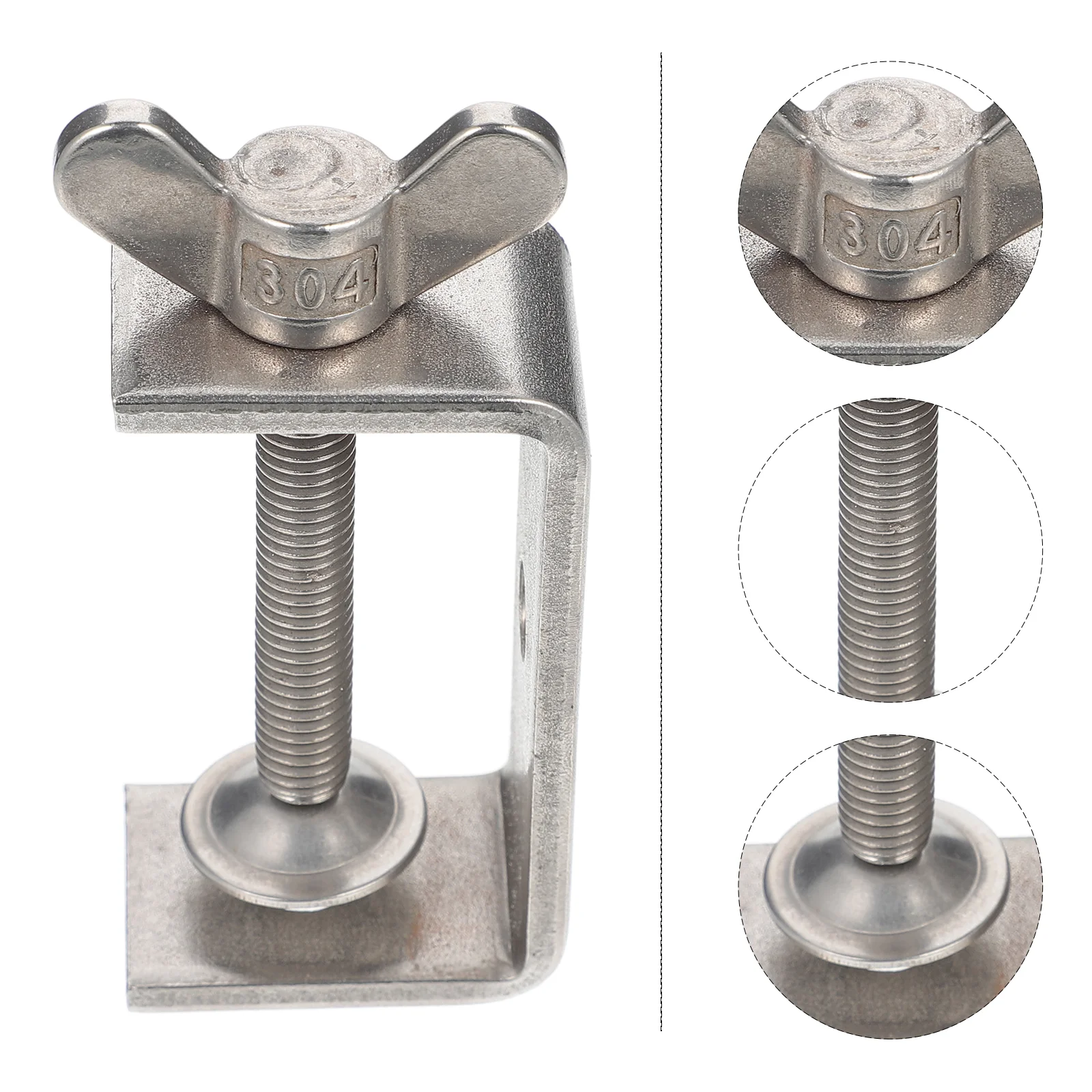 

Clamp C Clamps Woodworking Wide Heavy Duty Stainless Wood Bar Opening Jaw Steel Working Tool Building Supply Clam Ratchet