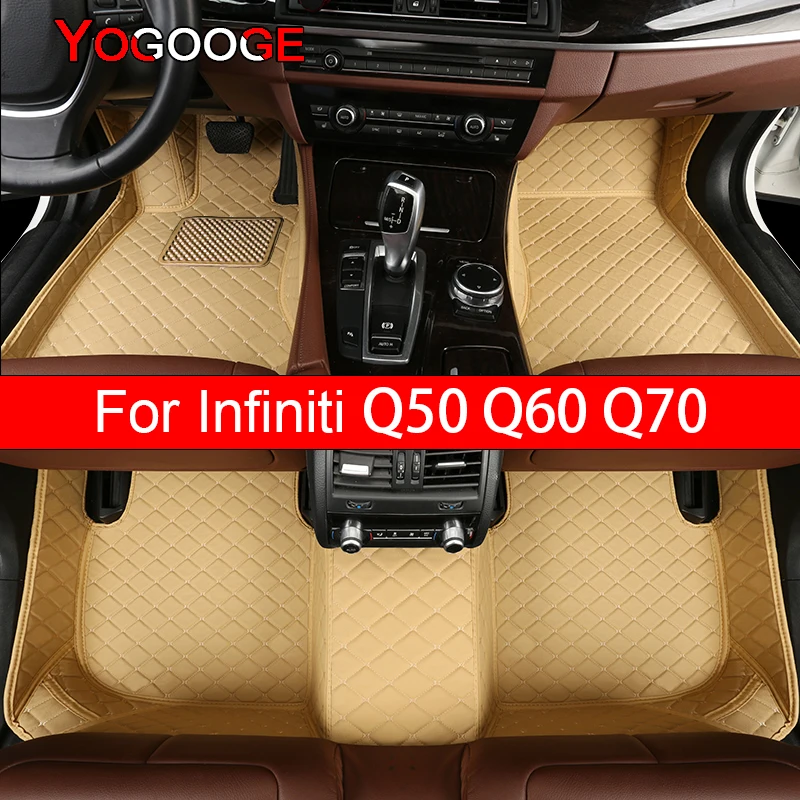 

Автомобильные коврики YOGOOGE для VW Touareg 2002-2021 лет, Аксессуары для ног, автомобильные коврики