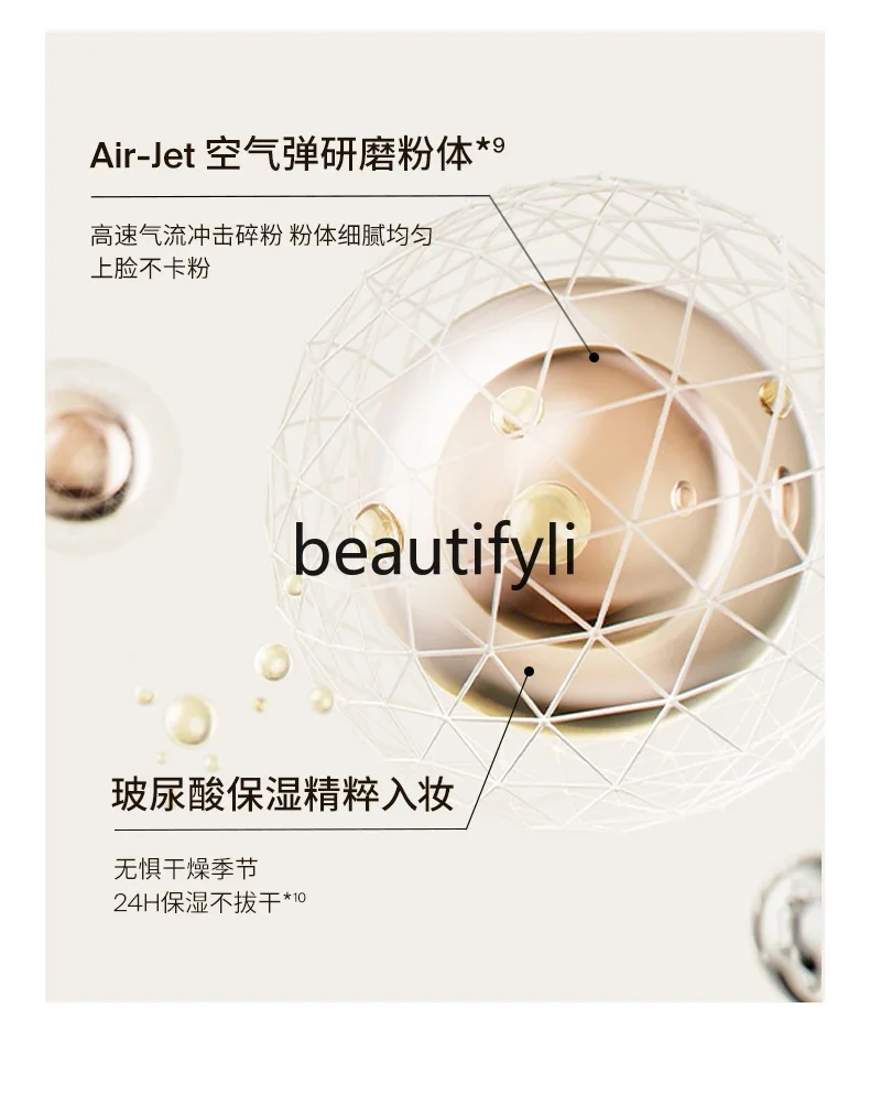 Заполненная дневным светом разнофункциональная дисковая пудра осветляющая