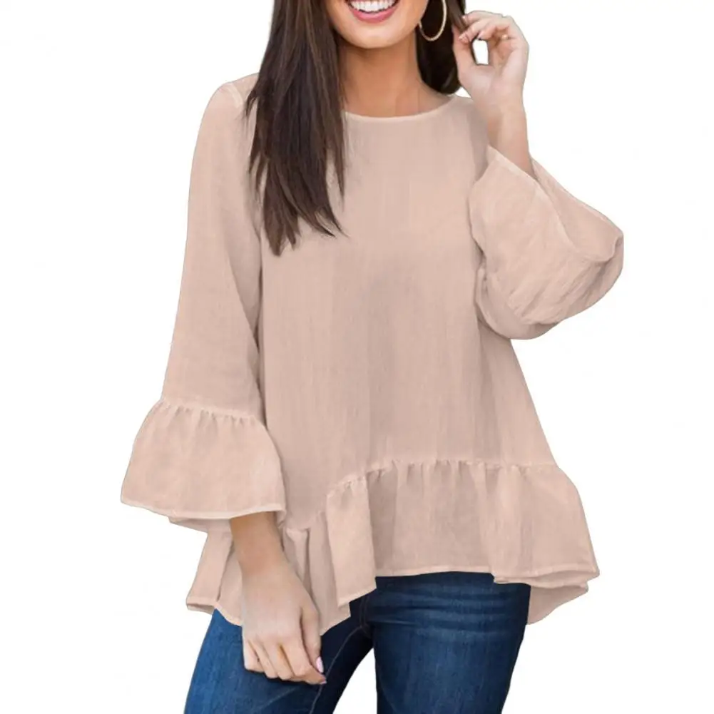 

Cool Chic Pure Color Casual Shirt Soft Casual Shirt Solid Color for Daily Life