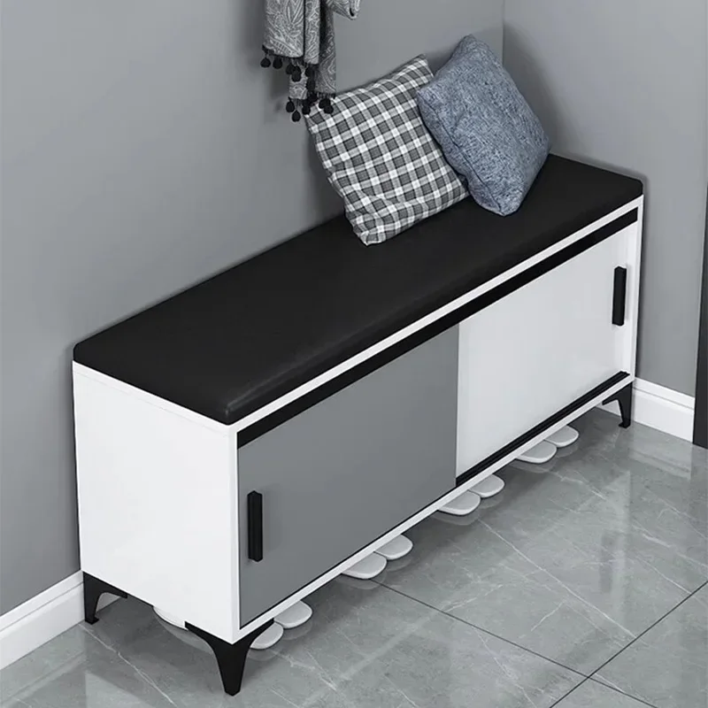 

Small Organizer Shoe Cabinets Modern Storage Free Shipping Minimalist Bench Shoe Rack Dorm Hallway Armario Zapatero Furniture