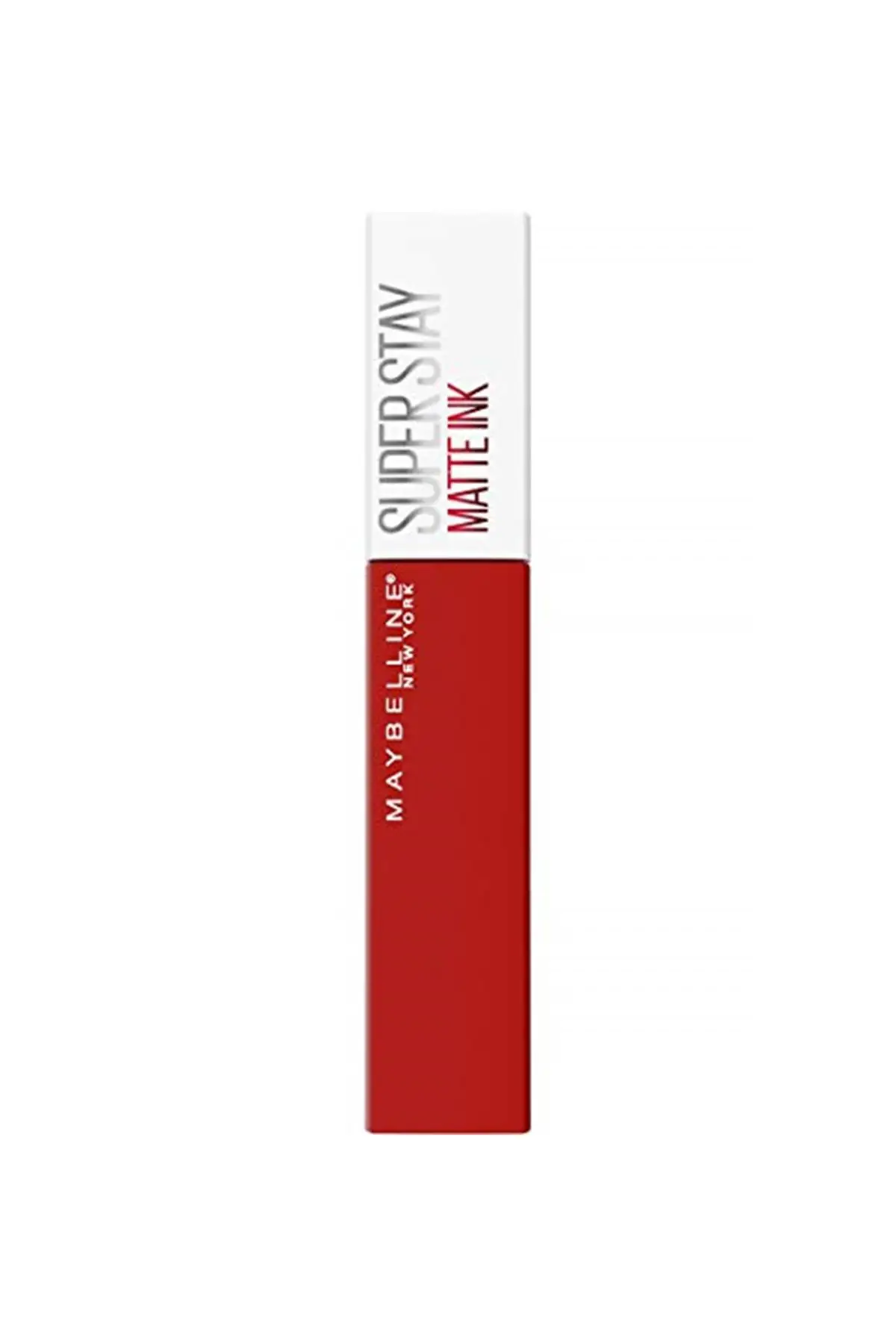 

Brand: maybelline New York Super Stay Matte Ink Liquid Matte Lipstick-330 Innovator-Red 1 Package (1