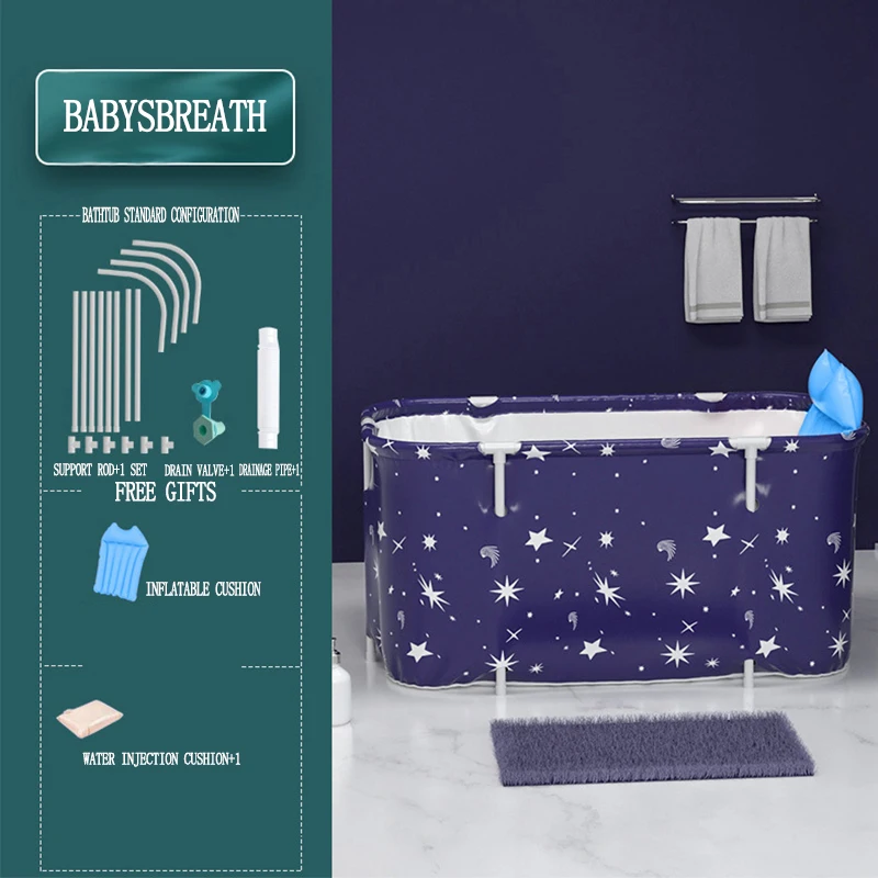 2023 Складная Ванна подходит для небольшой взрослой полноразмерной ванны