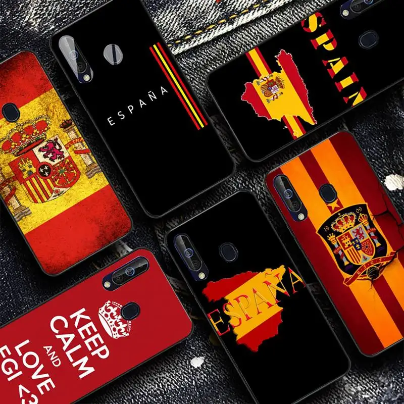 

Spain Coat of Arms Flag Phone Case for Samsung A51 01 50 71 21S 70 31 40 30 10 20 S E 11 91 A7 A8 2018