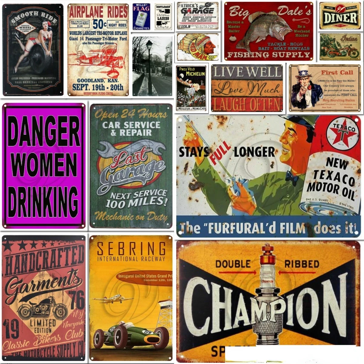 

Diner Tin Signs Metal Poster Wall Art Rustic Plaque Bar Cafe House Home Decor Bar Pub Home Wall Decor Retro Metal Art Poster