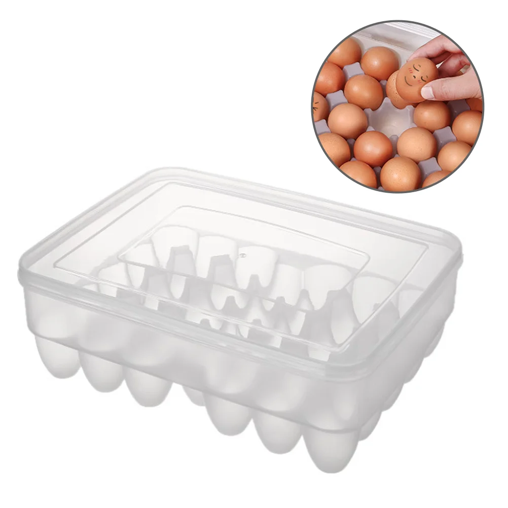 

Пластиковый держатель для яиц на холодильник, домашний лоток для яиц, контейнер для хранения яиц с 34 ячейками