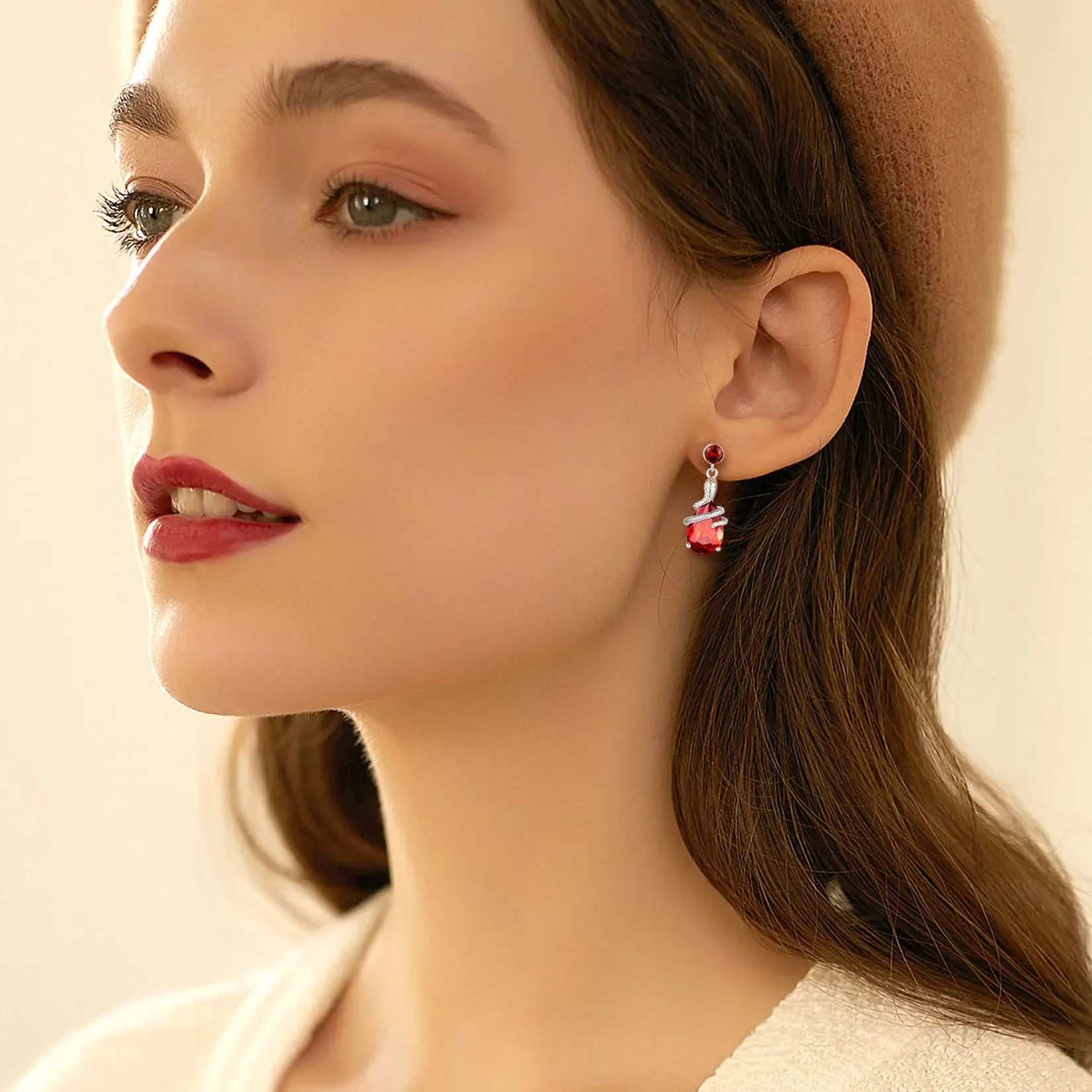 Серьги капельки U7 925 пробы