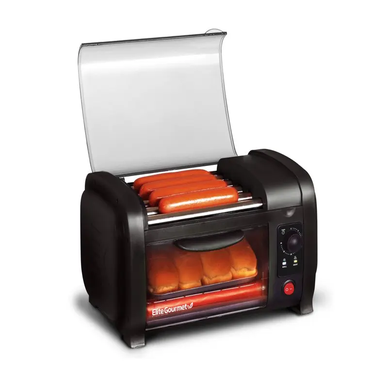 

Maxi Matic Cuisine EHD-051B Hot Dog Roller and Toaster Oven, black