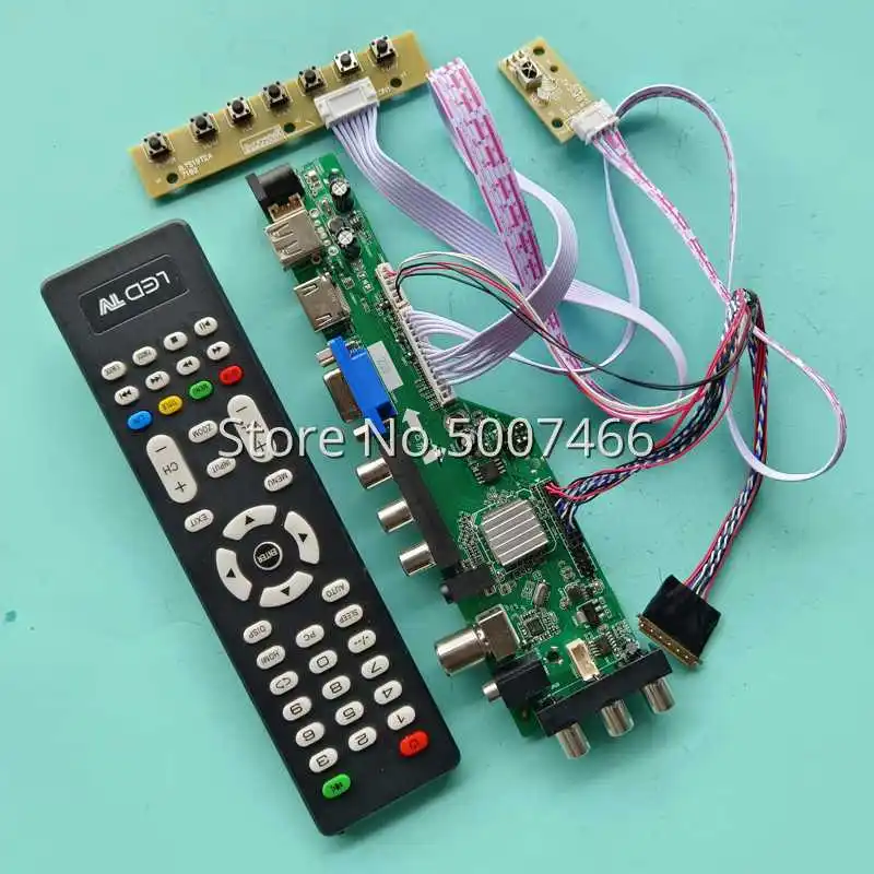 

Комплект платы драйвера ЖК-контроллера для N101LGE-L11, USB AV VGA HDMI-совместимый дисплей 1024 600, 40-контактный LVDS 10,1 "3663 DVB цифровой