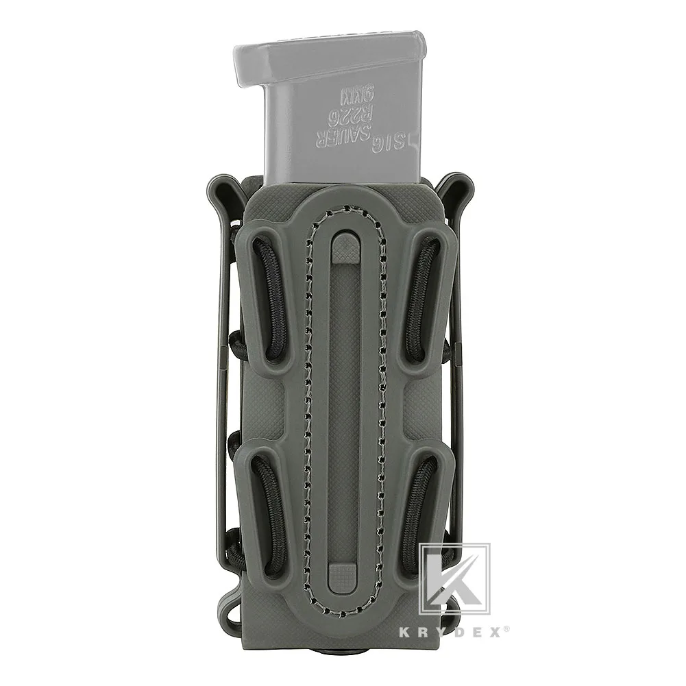 

KRYDEX New 9mm Military Shooting Mag Pouch Outdoor Hunting Rifle Magazine Pouch Tactical Molle Waist Belt Magazine Pouches