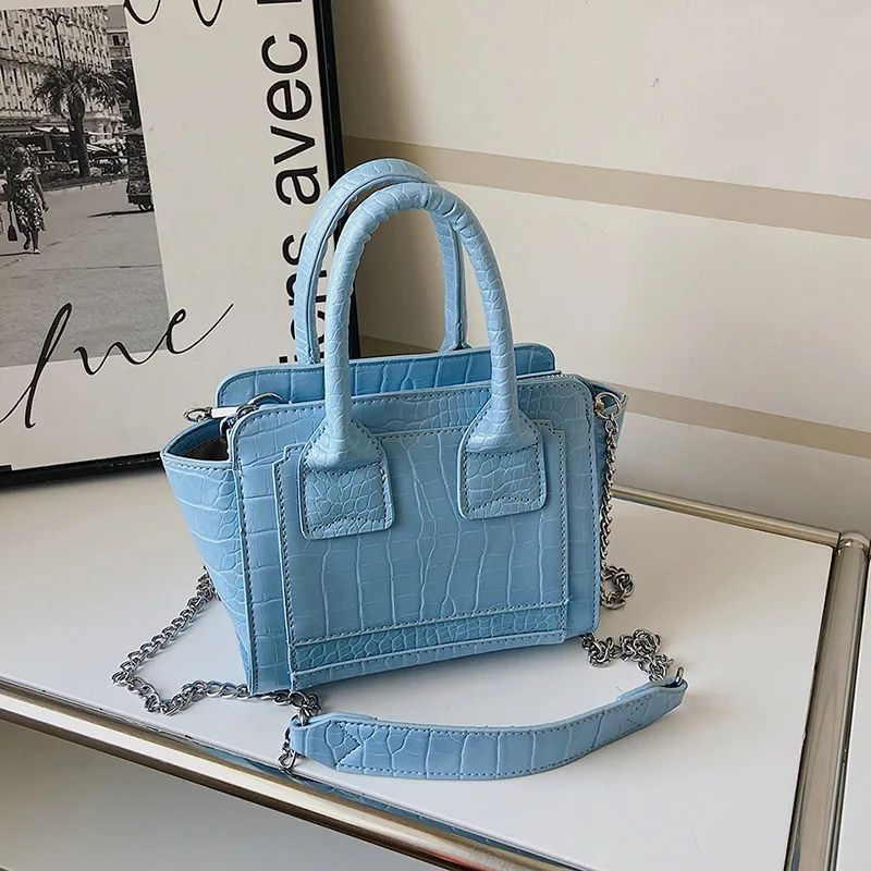 

Diinovivo Luxury Alligator Designer Handbags Women Crossbody Bag Mini Square Bag 2022 Fashion Chain Female Shoulder Bag WHDV2153