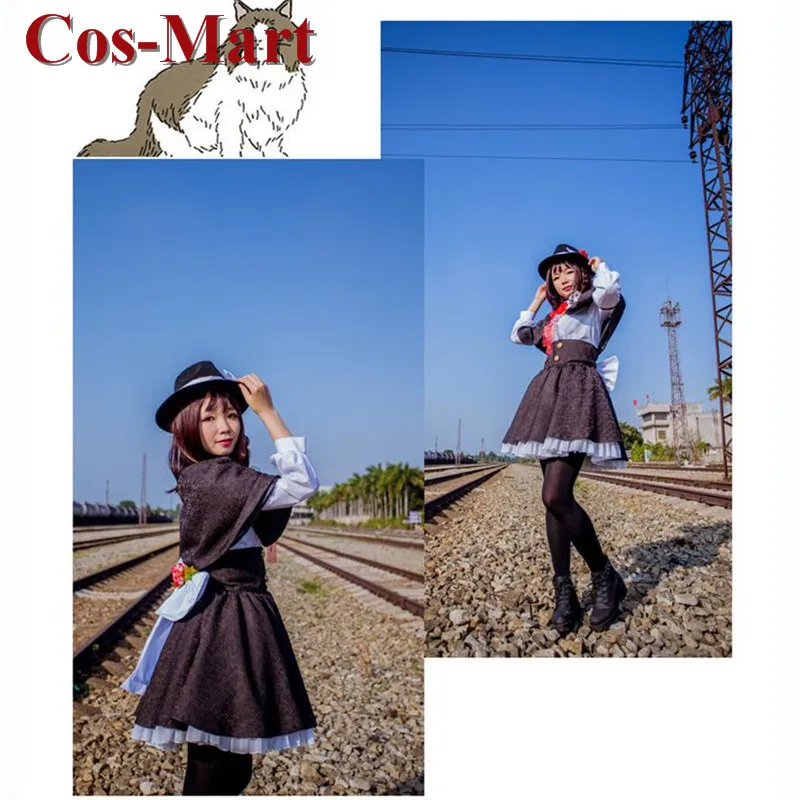 Cos-Mart Game Touhou Project Usami Renko Cosplay Costume Lovely Daily Outfit Dress Female Role Play Clothing Custom-Make