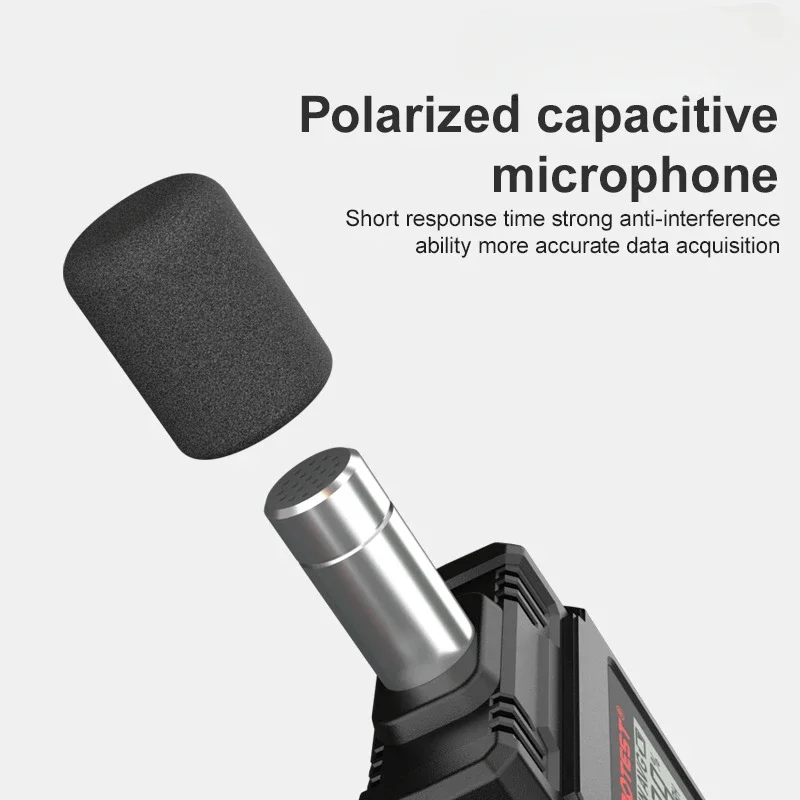 HT602A HT602B Цифровой уровень звука Измеритель Decibelimetro 30-130 дБ децибел Портативный