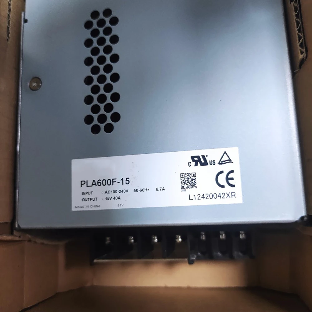 

New PLA600F-15 600W For COSEL INPUT AC100-240V 50-60Hz 6.7A OUTPUT 15V 40A Switching Power Supply High Quality Works Perfectly