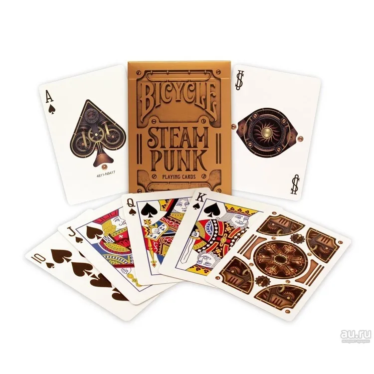 Card playing theory11 bicycle gold Steampunk |
