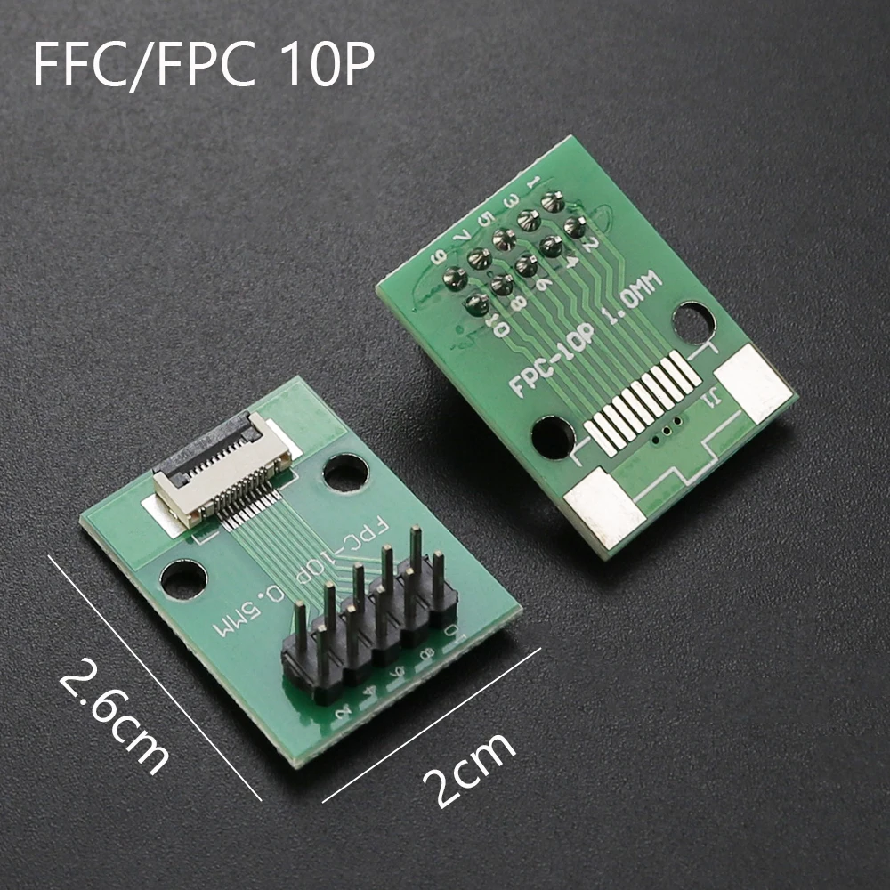 1 шт. гибкая кабельная плата адаптера FPC FFC 0 5 мм коннектор шага 6P 8P 10P 12P 20P 24P 26P 30P 40P
