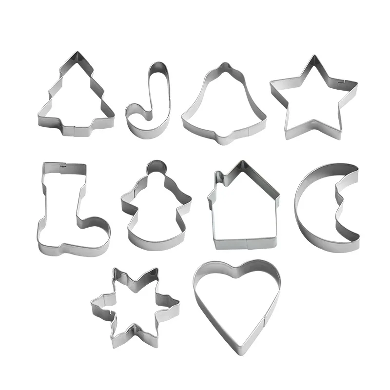 

Stainless Steel DIY Mini Christmas Tree Cookie Moulds Cake Cookie Moulds Christmas Cookie Moulds Set