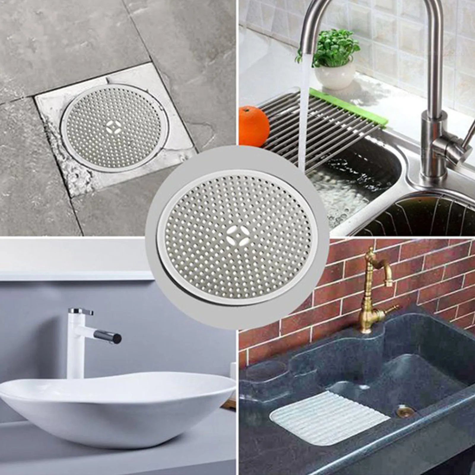 

Shower Drain Hair Catcher Stainless Steel Hair Strainer Shower Stall Drain Protector Stainless Steel Shower Drains For Bathtub