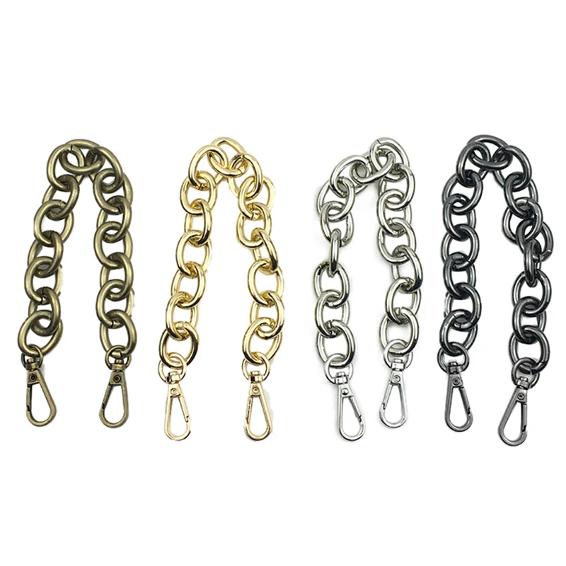 

30cm Replacement Metal Chain Handle Bag Handbag Purse Antique Bronze Silver Golden DIY Accessories Bag Strap Hardware