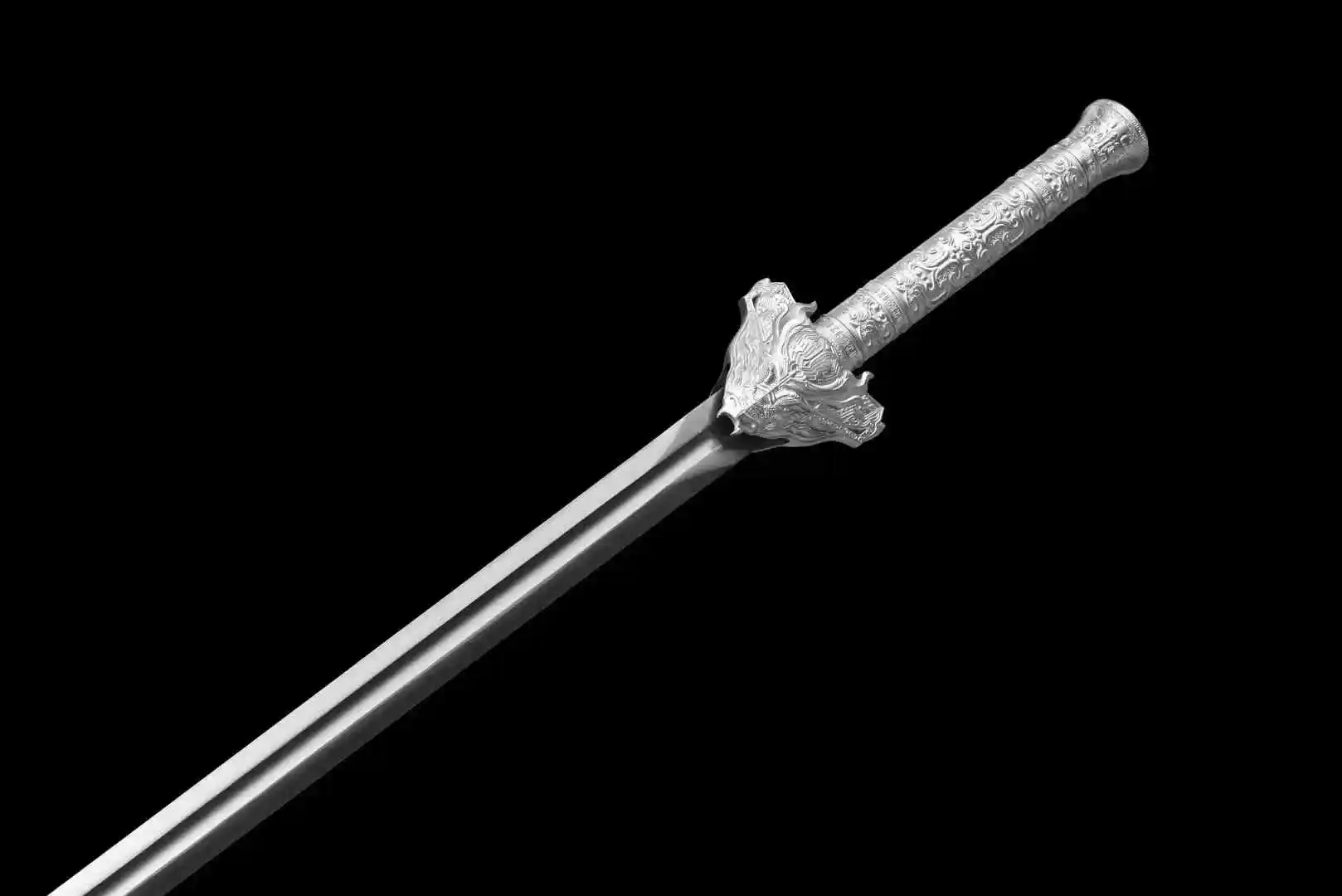 Давидной китайский боевой меч чернильного дракона кунг-фу настоящий