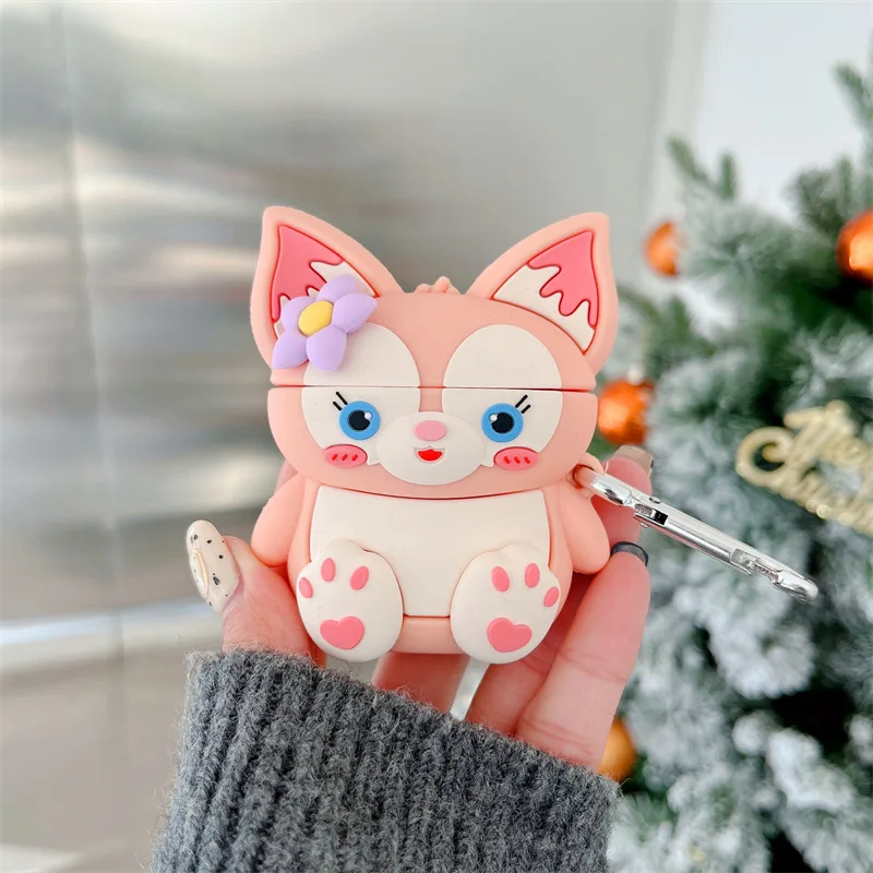 

Cartoon Cute Fox Figure Apple AirPods 1 2 3 Case Cover AirPods Pro Case IPhone Earphone Accessories Air Pod Airpod Cases