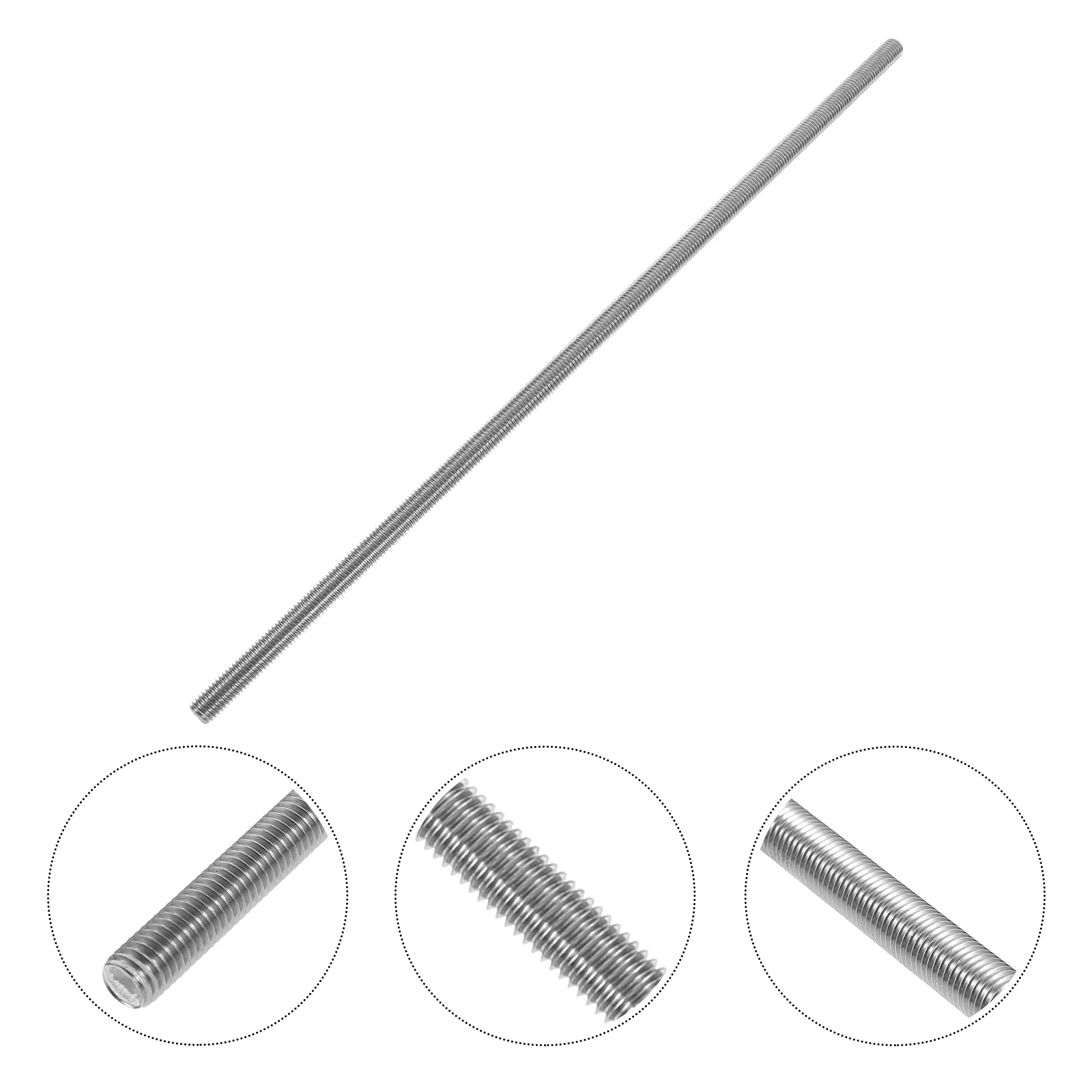 

Extra Long Threaded Rod Stainless Steel Replacement Hangers Threads Fully Clamps Anchor Bolts Metal