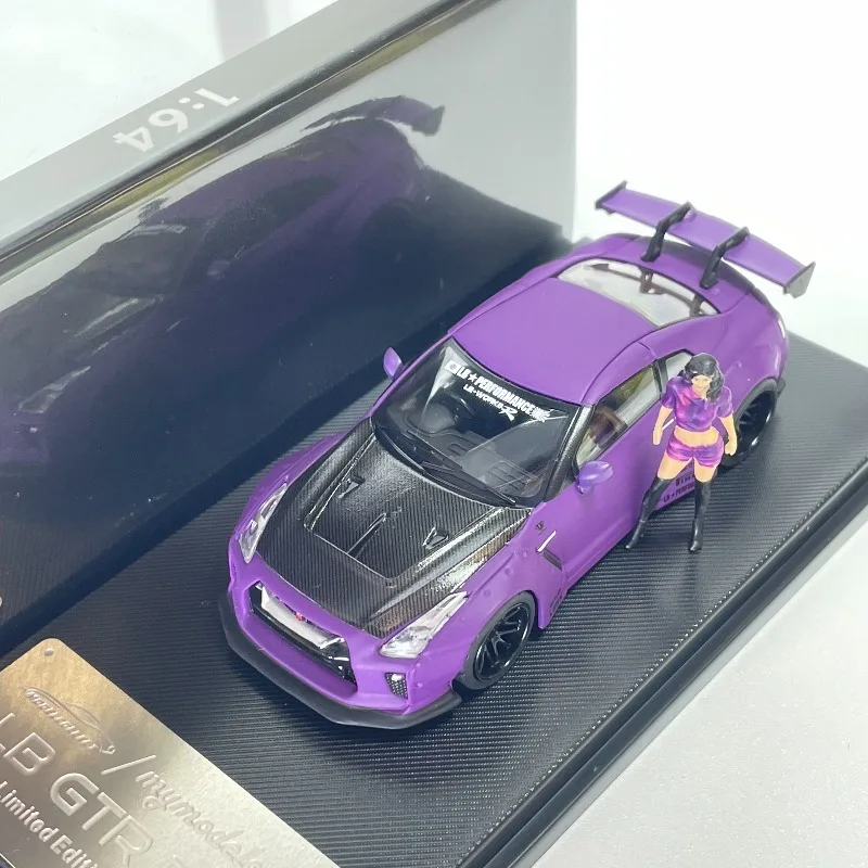 Фото В наличии: Коллекционная модель автомобиля LB GTR 1:64 из литого сплава, 1.5V, креативный декоративный предмет, праздничный подарок №2