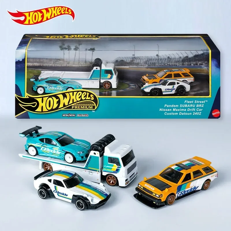 Оригинальные автомобили Hot Wheels премиум-класса Greddy Fleet уличные игрушки для