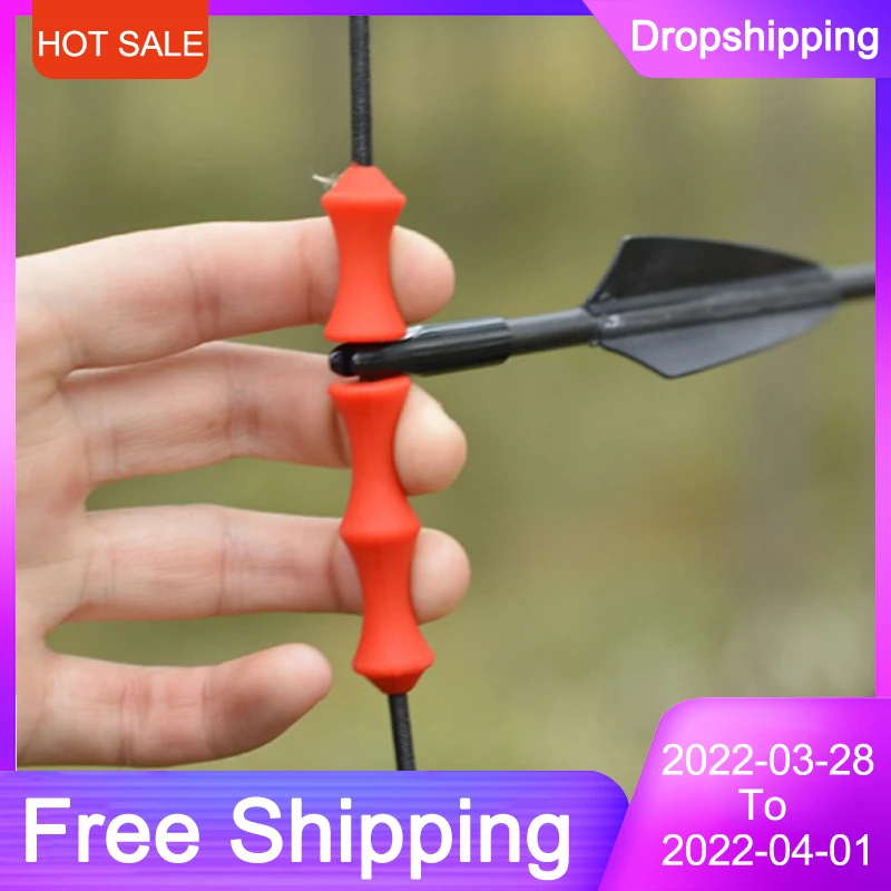 

1 pc Archery Finger Guard Bowstring Finger Saver Tab For Recurve Bow Silicon Finger Release Finger Protector Gear Accessory