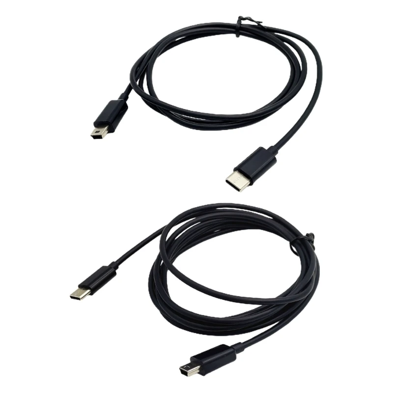 

High Speed USB Type C to Mini 5Pin Charging Cord Data Transfer Cable for All Devices and Charges Anywhere