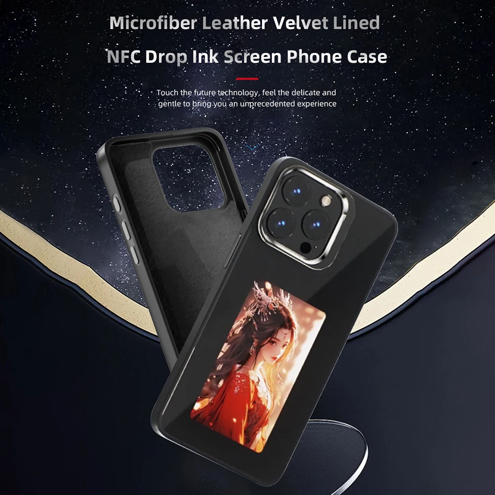 NFC функциональные чехлы для смартфонов Refresh E-Ink чехол телефона с беспроводным