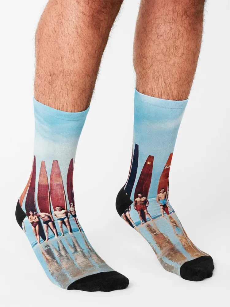 Носки для серфинга цветочные футбольные аксессуары мужчин и женщин