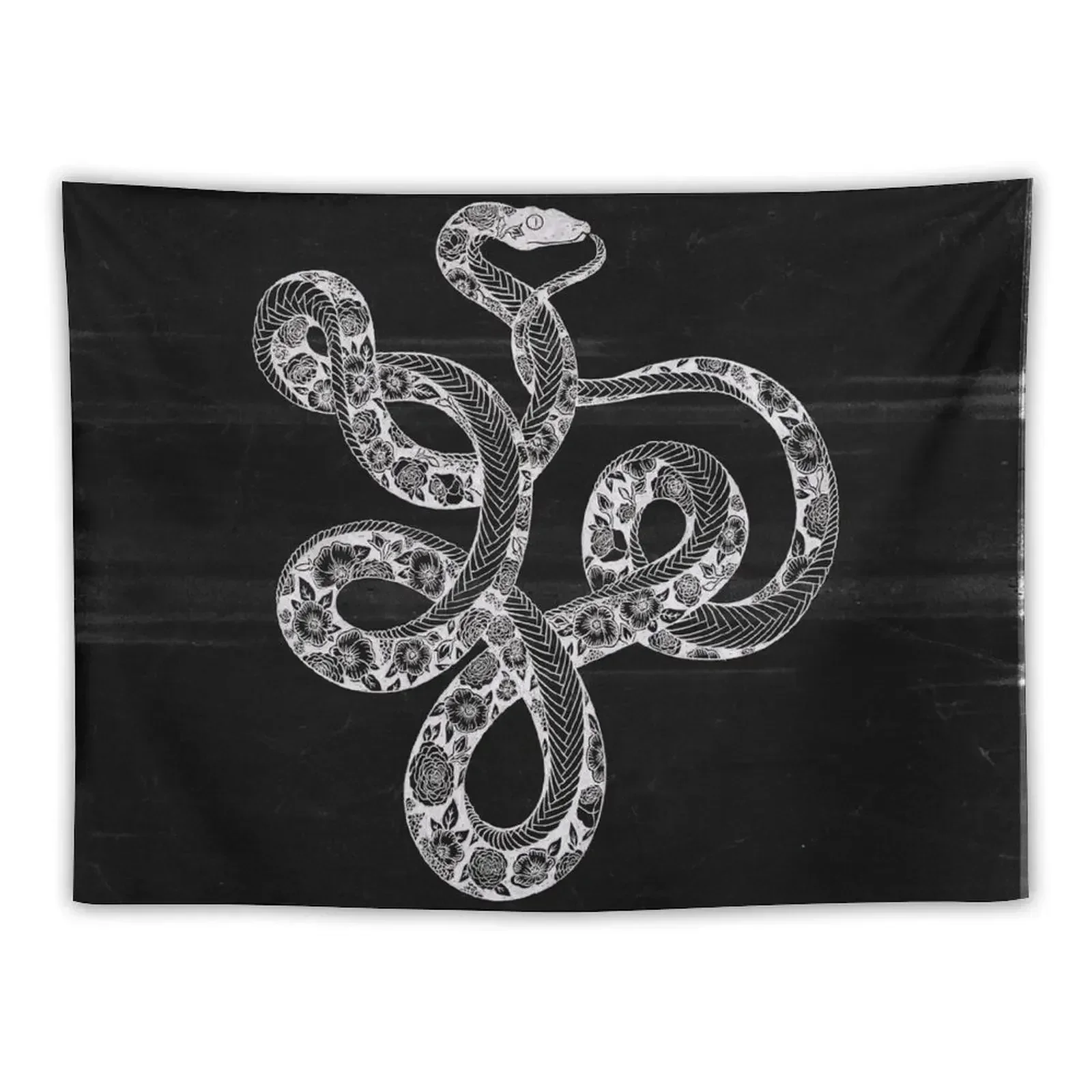 Цветочный гобелен Ouroboros I настенный декор аксессуары для украшения комнаты