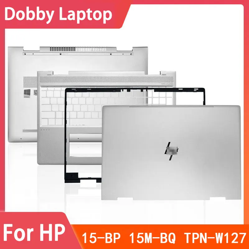 

NEW For HP ENVY X360 15-BP 15M-BP Laptop LCD Back CoverFront BezelHingesPalmrestBottom Case 15.6 inch Silver 924344-001 laptop