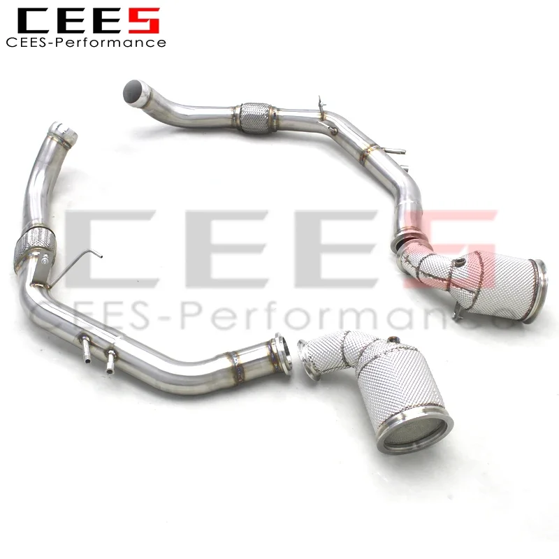 Выхлопные трубы CEES для Porsche Panamera 971/971.2 2.9T 2017-2023 выхлопная система из нержавеющей