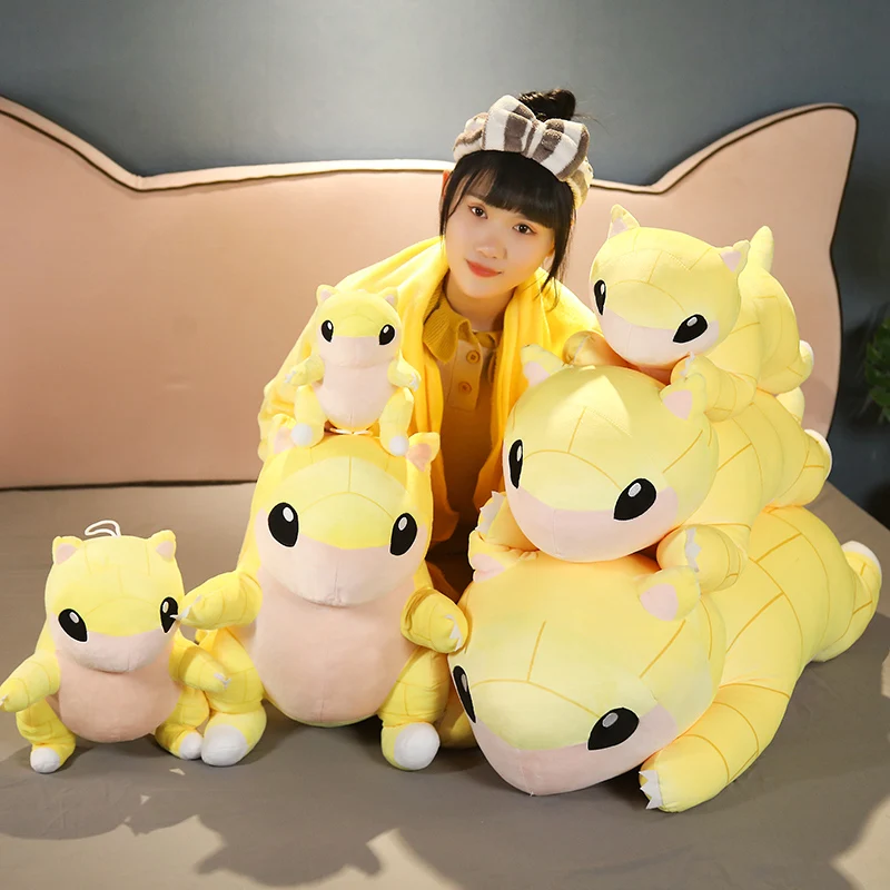 

22-80cm Lovely Pangolin Scale Plush Toys Kawaii Hugging Pillow with Blanket Stuffed Soft Rare Animal Birthday Gift for Children
