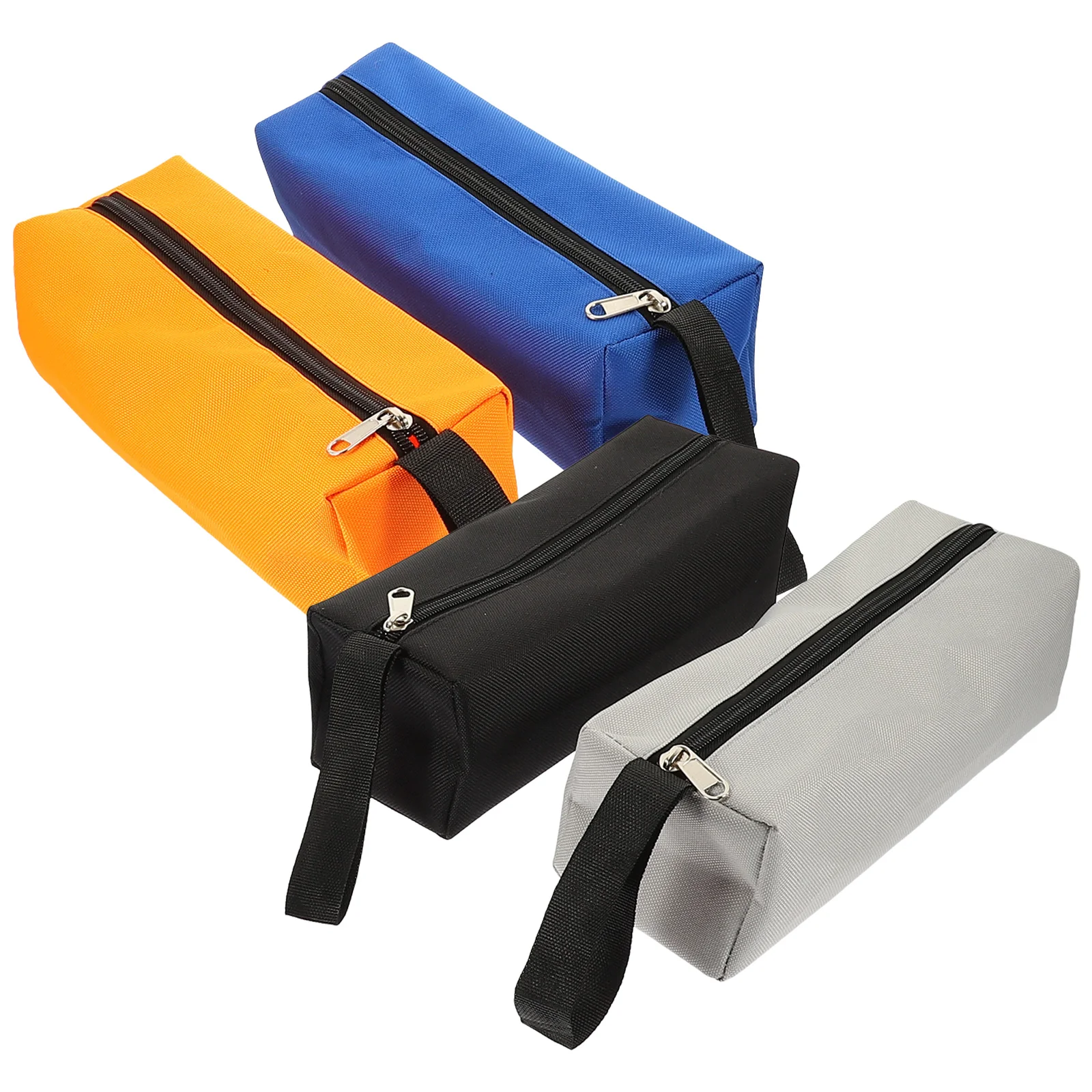 

4 Pcs Hardware Kit Waterproof Heavy Duty Tool Bag Zipper Screwdriver Multi-Purpose Storage Bag Oxford Cloth