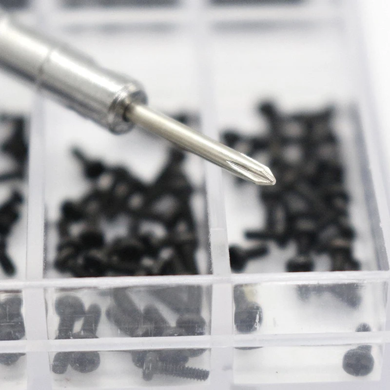 500PCS Watch Repair Tool Watch Back Cover Screw Box Computer Universal Stainless Steel Screw Cross Small Screw Glasses Screw