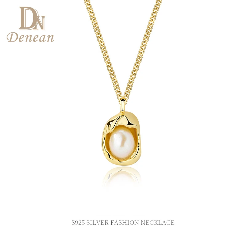 

Женское ожерелье из серебра 925 пробы с жемчугом