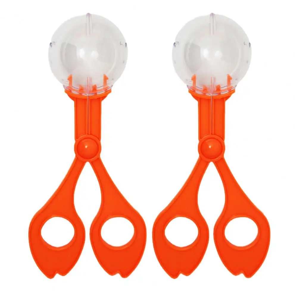 

2Pcs Nature Exploration Toy Skill Development Hand-eye Coordination Smell-less Plastic Scissor Clamp Small Animal Scoopers for